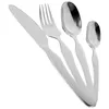 Dinnerware Sets Tableware Baby Spoons Silverware For Kids Kit Cutlery Stainless Steel Reusable