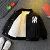 Jacken Herbst Winter Baby Jungen Verdickte Plüsch Jacke Mäntel Baseball Kleidung Kind Mode Warme Fleece Baumwolle Gepolsterte Oberbekleidung 231215