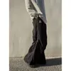 TWORED Amerikanische 90er Jahre Drape Wide Leg Wischhose für Männer und Frauen Y2K High Street Retro Loose Joker Vintage Freizeithose