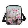 Sacs de soirée Luxe Cherry Blossom Design Cross Body Bookbags pour enfants Casual Fashion Petite capacité Schoolbags Voyage épaule