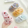 Slipper Toddler Shoes Winter Baby Home Slippers Girls Strberry Warm Cotton Slippers Indoor Antislip Slides Kids Boy Pantufa Infantil R231216