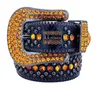 mens Designer belt Bb Simon Belts for Womens Shiny Diamond Belt Black on Black Blue White Multicolour with Bling Rhinestones