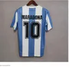 1978 1986 1998 Argentina Retro Soccer Jersey Maradona 1994 1996 2000 2001 2006 2010 Kempes Batistuta Riquelme Higuain Kun Aguero Caniggia Aimar Football Shirts