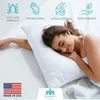 Almofada decorativa para baixo 100% pena de ganso doméstico tamanho único FiveStar el Core para ajudar a dormir 231216