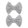 Hair Accessories Classical 2023 Waffle Fabric Exquisite Girl's Ponytail Barrette Wholesale DIY Bow Clip Headwear