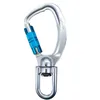 カラビナーズ4PCS Mousqueton Swivel Carabiner Clip 360°回転可能なスピナーカラビナースモールワイヤーゲート回転ハンモッククリップフッククライミング231215