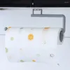 Keukenopbergrol Papieren handdoekenrek Zelfklevende houder voor onder kast boven deur Bijkeuken/voorraadkast/badkamer