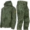 Mens Tracksuits Camuflagem Tático Conjuntos de Inverno Homens Militar Ao Ar Livre Sharkskin Jaqueta À Prova de Vento Impermeável Terno Softshell Airsoft Uniforme Bolso 231216