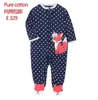 Strampler 2023 Babykleidung Reißverschluss Baumwollbezug Alle geborenen Jungen Overall Born Bebe Artikel Mädchen Outfit 0 12m Dinosaurier Löwe 231215