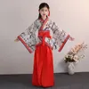 Bühnenkleidung Mädchen Stickerei Traditioneller chinesischer Rock Kimono Top Blau Lavendel Rosa Rot Kinder Hanfu Chineses Elegent Kleid Kinder