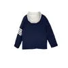 Direct TB Tom Autumn/Winter Nieuwe middele lengte Raglan Sleeve vier bar down jas voor mannen en vrouwen