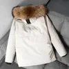 Heren donsparka's Winterdonsjack Heren 90% witte eendendons Parka's Jas Middellange bontkraag Heren -30 graden Warm houden Dikker sneeuwoverjassen 231215