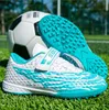 Chaussures de Football à fermeture à crochet pour enfants, baskets professionnelles légères et antidérapantes pour l'extérieur, pour garçons et filles, nouvelle collection