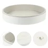 Kitchen Storage Round Shape Seasoning Holder Rotating Condiment Rack Spice Cabinet Organizer Tray For Makeup Sundries Turntable