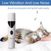 JOYU Dog Nail Grinder Electric Rechargeable Pet Nail Clippers USB Charging Low Noise Pet Cat Paws Nail Grooming Trimmer Tools