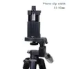 Holders Selfie Video Aluminum Tripod with 3Way Head Bluetooth Remote for Camera Phone Holder Clip