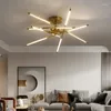 Lustres LED modernes pour salon salle à manger chambre cuisine maison télécommande plafond suspendu lampe luminaire intérieur luminaire