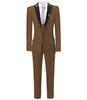 Costumes pour hommes classique vert pour homme d'affaires 3 pièces blazer à simple boutonnage gilet pantalon formel marié fête de mariage smoking