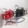 Mini bolsas e bolsas coloridas transparentes para meninas, bolsas crossbody transparentes em pvc transparentes para crianças FMT-4079