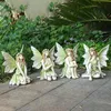 Objets décoratifs Figurines Sculpture en résine décoration de jardin ange nain arts et artisanat en plein air décorations en pot cour balcon pelouse décoration 231216
