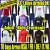 22 23 24 Tracksuit Soccer Jersey Shirt Football Training Training Sup Jacket 22 2023 2024 Chandal Futbol Survlement Foot Maillot de Mens and Kids 666