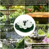 Garden Decorations Bird Bath Lotus Solar Fountain Waterscape Garden Floating Water For Fish Tank Pool Decoration Drop Delivery Home Ga Dhsfi