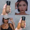 Foundation 30ml Base Face Liquid Foundation Cream Volledige dekking Concealer Olie-controle donkere huid Gezichtscontour Make-up Foundation groothandel 231215