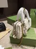 Marmont Twill skórzana torebka TOTE DUŻA POCITYKA KOBIETA WOMOWEJ WORKUM Luksusowy projektant lustra Jakość metalowej torby z literą