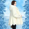 Women's Fur Autumn Faux Mink Coat For Women 2024 Winter Thick Warm Hooded Jacket Mom Elegant Clothes Furry Outerwear