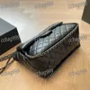 Flap Grande Capacidade Mulheres Bolsa de Ombro de Viagem Couro Prata Hardware Corrente Ajustável Bolsa de Luxo Diamante Check Acolchoado Cross Body Mala Pochette 29CM