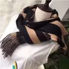 Fashion Warm BB Scarves for Women's Long Cashmere Winter Mink Wool Blend Soft Warm Letter Scarf Wrap Shawl Plaid Scarf236E