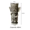 Muggar Ceramic Tiki Mug Creative Porcelain Beer Wine Cup Bar Tool Exotic Cocktail Glasses 231216