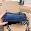 Luxury bag designer Tote bag Women Hobo Combination design woolen fabric and Genuine Leather Leather metal chain Handbag Underarm Shoulder Drawstring