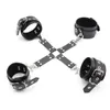 Adult Toys Leather Handcuffs BDSM Bondage Restraint Flirting Slave Exotic Accessories Toys For Couple Games Handcuff amp Ankle Cuffs Adult 231216