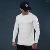 Men's T Shirts Jogger GymSports Fitness Running Training Long Sleeved T-shirt Quick Drying Breathable Stretch Clothing Bottoming Shirt