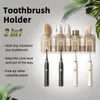 Bathroom Shelves Aluminum Alloy Toothbrush Holder Without Drilling Mouthwash Cup Wall Mounted Shelf Accessories 231216