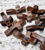 Black Walnut Cross American Style Handle Piece Cross my heart Encourage Gifts Arts and Crafts LT726