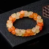 Charm Bracelets Natural Gold Thread Hand Chain White Jade Bodhi Multi Treasure Pumpkin Buddha Female Bracelet As a Valentine's Day Good Luck 231215