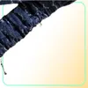 Fascia per capelli in denim scozzese Fasce per capelli incrociate blu Foulard sottile per donna Copricapo per lettera all'aperto Copricapo casual3348941