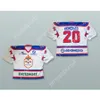 أبيض مخصص 20 شارع سكا. Petersburg KHL Hockey Jersey 2 Top Top Top Sitched S-L-XL-XXL-3XL-4XL-5XL-6XL