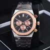 Zegarek męski 42 mm stal nierdzewna bransoletka VK kwarc bateria Zegarek APS Classic Waterproof U1 Luminous Designer Watch Męski Orologios Watch