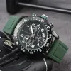 Brei Fashion Brand Watch Watch Mens Male 1884 Многофункциональный календарь шесть игл Полнофункциональный сапфир роскошь с силиконовой группой Quartz Men Watch Chronograph