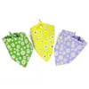 Dog Apparel Durable Bandana Cute Soft Breathable Pet Saliva Towel Dressing-up Scarf Bib Collar Cat Puppy Neckerchief Accessories