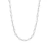 Ställer in högkvalitativ kauwela -kedja med AAA+ Natural Barock Profilerad pärla rostfritt stål pärlor kräm lila miyuki halsband handgjorda handgjorda