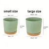 Planters Pots 2pcs Anthony Flowerpot Flower Pot Durable Plastic Balcony Garden With Trayfor Indoor Ourdoor Potted Plants And Vegetables 231215