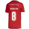 Erkekler SC Internacional Club Takımı 8 Henrique Futbol Jersey Patrick Adriano Wanderson Mauricio Henrique Cardoso Rene 16 Bustos 22 Hernandez Futbol Gömlek Kitleri 23/24