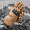 Gants à cinq doigts doigt complet hiver gants tactiques chauds combat militaire écran tactile gants thermiques ski en plein air chasse gants de protection hommes 231215