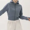 Женские дизайнерские куртки шкаф для одежды Скорочный костюм Sucba Fall/Winter Hoodie Solid Crown Crasual Slim-Fit Zipper Hoodie Fitness Yoga йога бегущие бегут