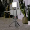 アクセサリーカメラライト拡張三脚撮影スティック薄暗いLEDビデオRGB Bluetooth Vlog Tripod Kit YouTubeライブカンファレンスライトキット