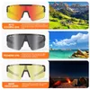 Eyewears West Cykling Polariserade linscykelglasögon Vägcykel Eyewear MTB STORAMA Solglasögon Mountain Bicycle 3 Lens Sports Goggles